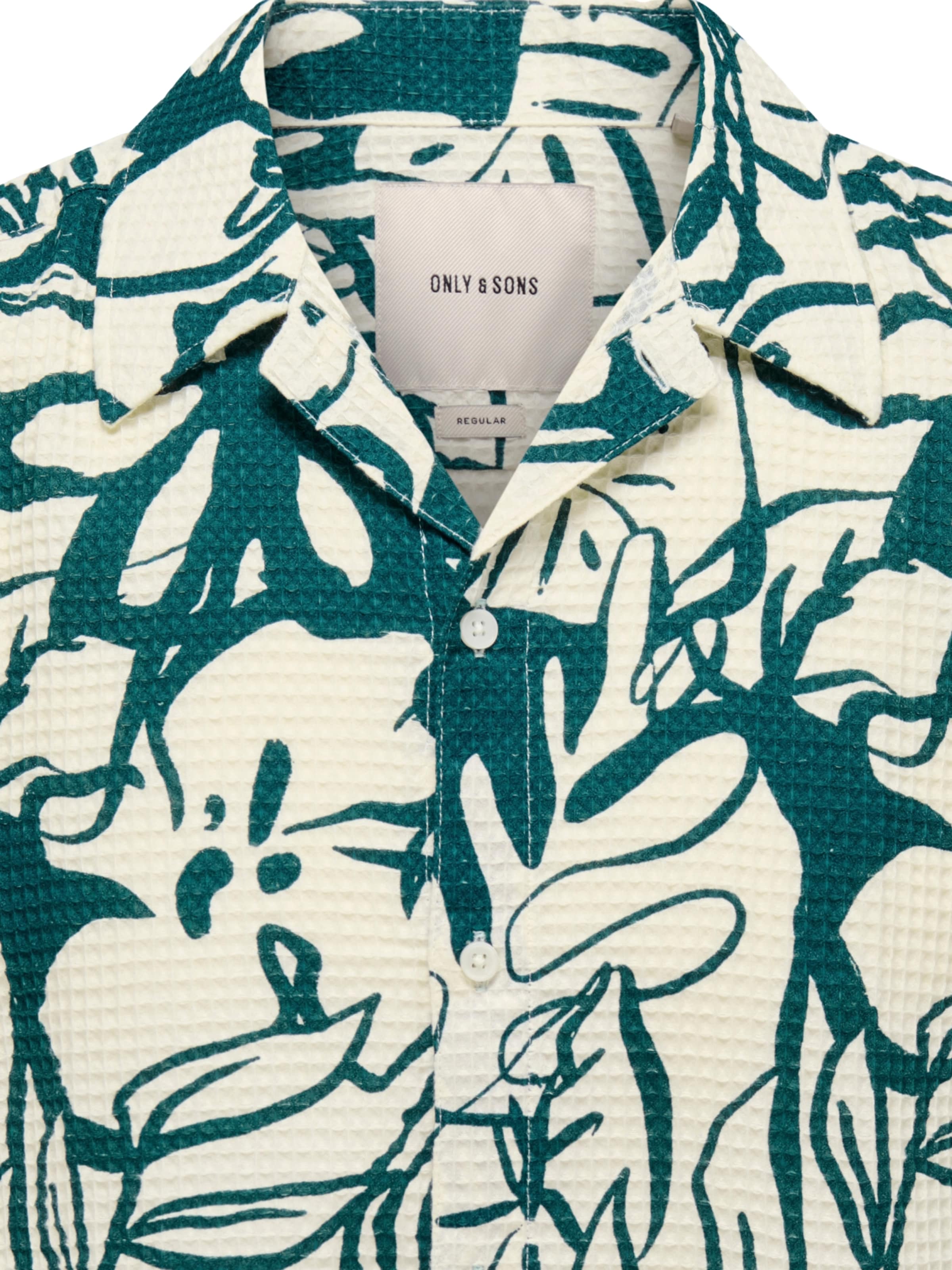 Regular fit Camicia 'Savier' di Only & Sons in beige