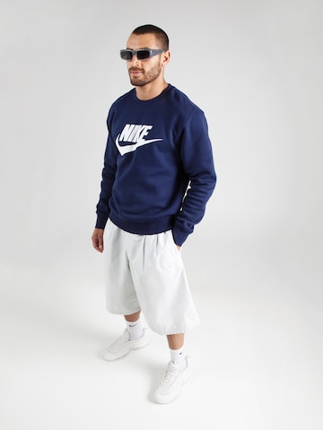 Nike Sportswear Majica 'CLUB' | modra barva