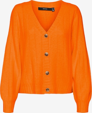 VERO MODA Strickjacke 'MAXIN' in Orange: predná strana