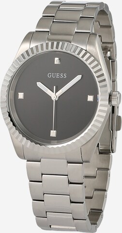 GUESS Аналоговые часы в Серебристый: спереди