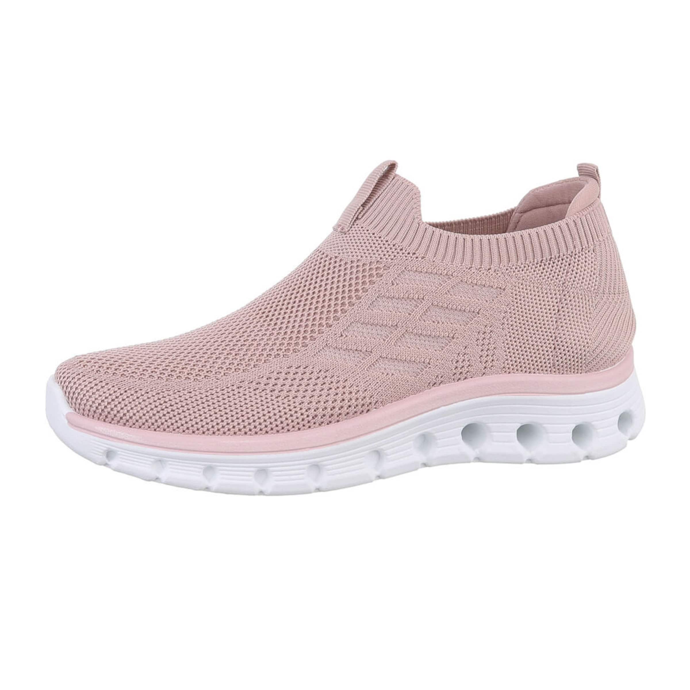 Ital-Design Slip On in Pink: Vorderseite