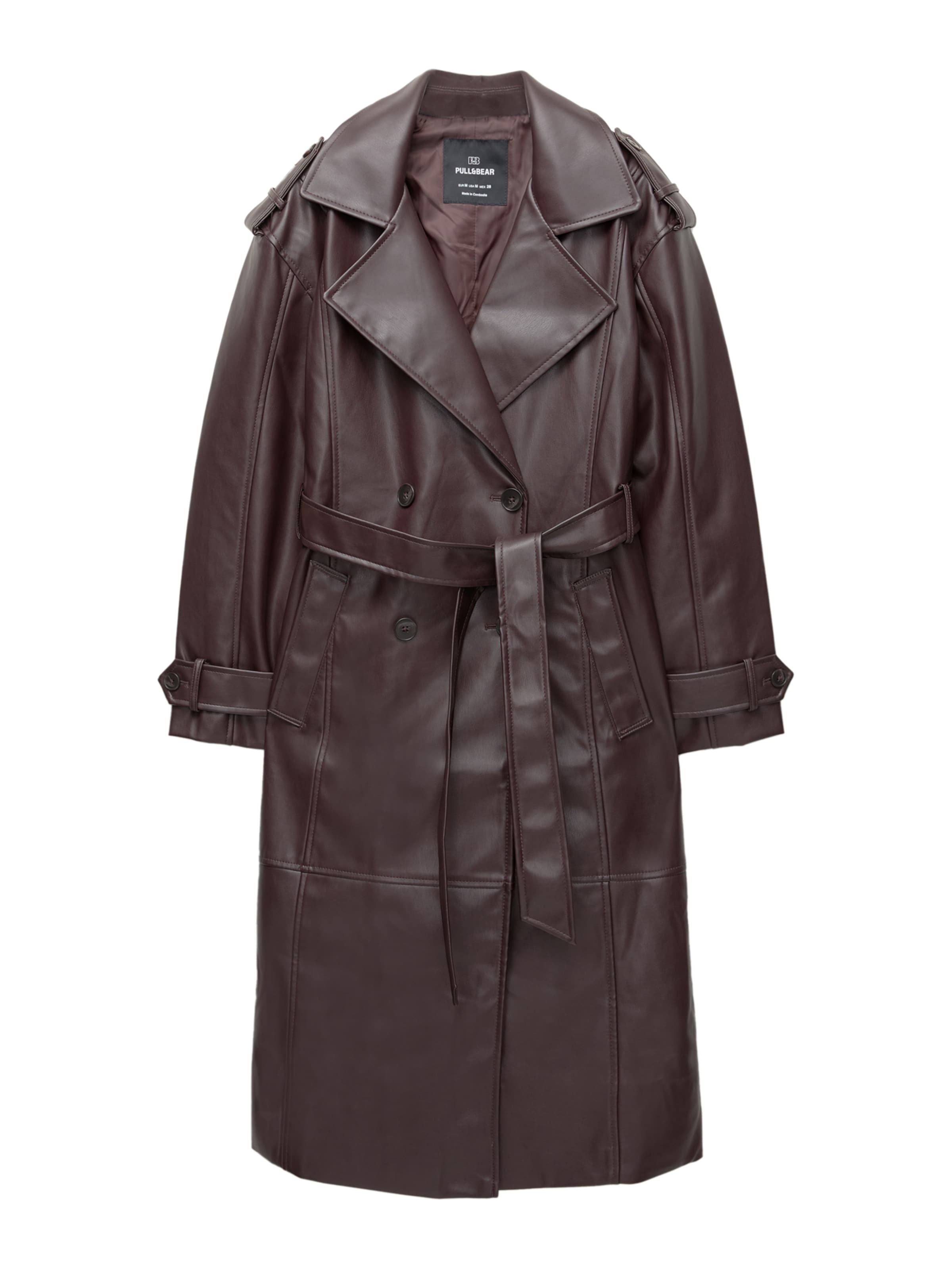 Pull&amp;Bear Tussenmantel in Rood: voorkant