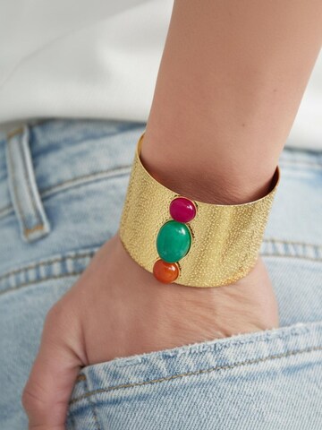 Bracelet 'HOLLY' Cala Rose en or : devant