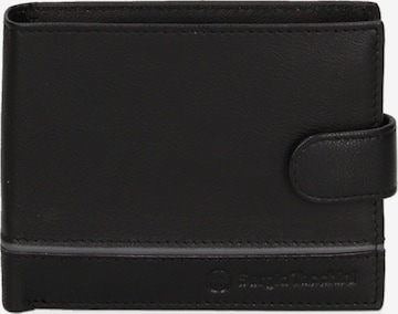 Porte-monnaies Sergio Tacchini en noir : devant