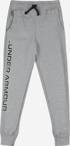 UNDER ARMOUR Sporthose 'Rival' in Grau: front