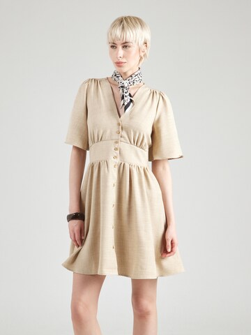 VERO MODA Shirt dress 'VMMelaney' in Beige: front