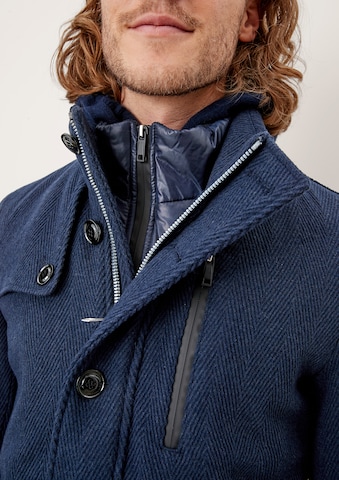 s.Oliver Between-Seasons Coat in Blue