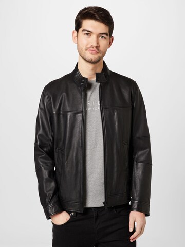 BOSS Orange Between-season jacket 'Josep' in Black: front