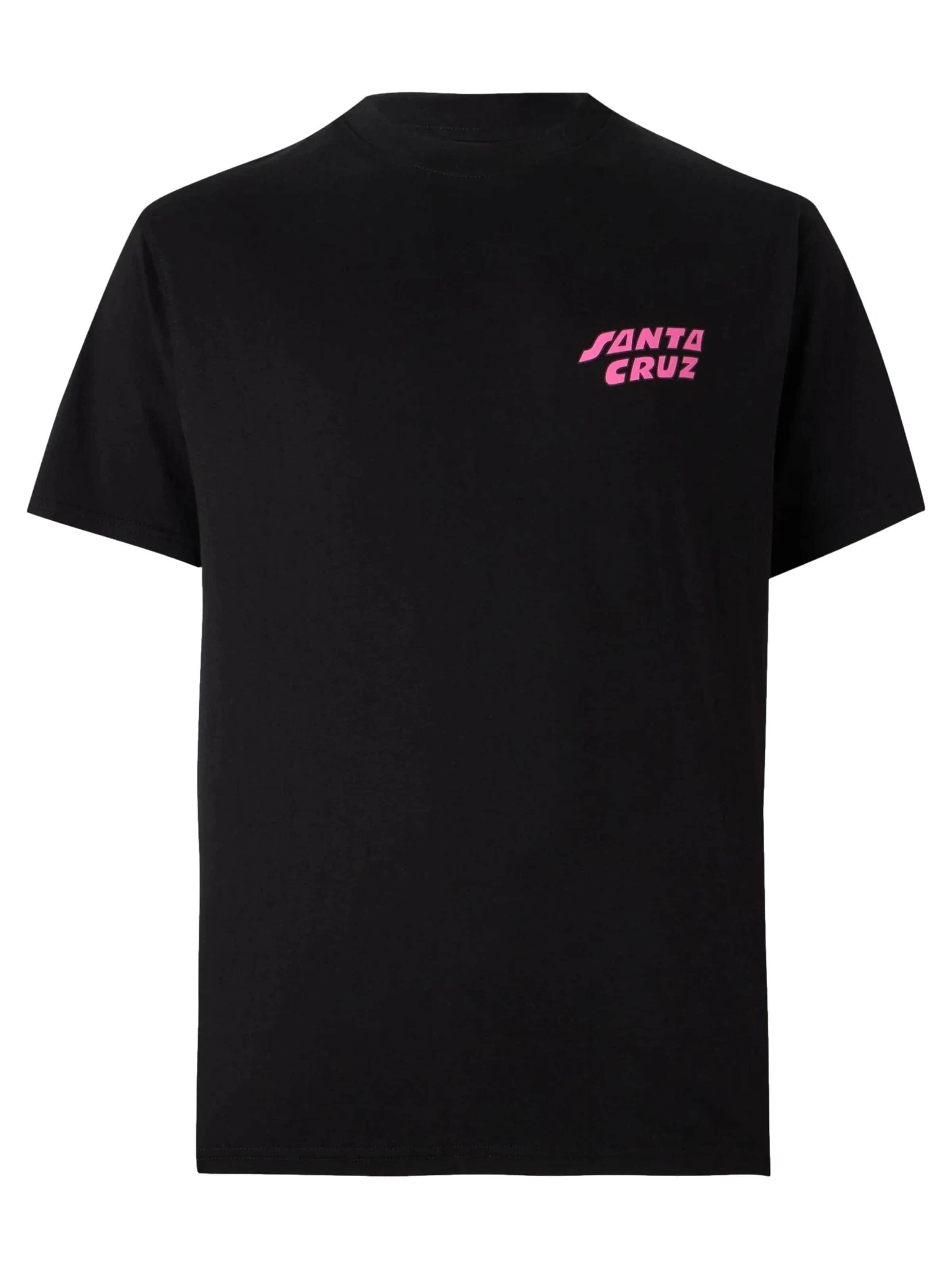 Santa Cruz - Camisa 'Camiseta santa cruz negra grabke all around stack tee' em preto