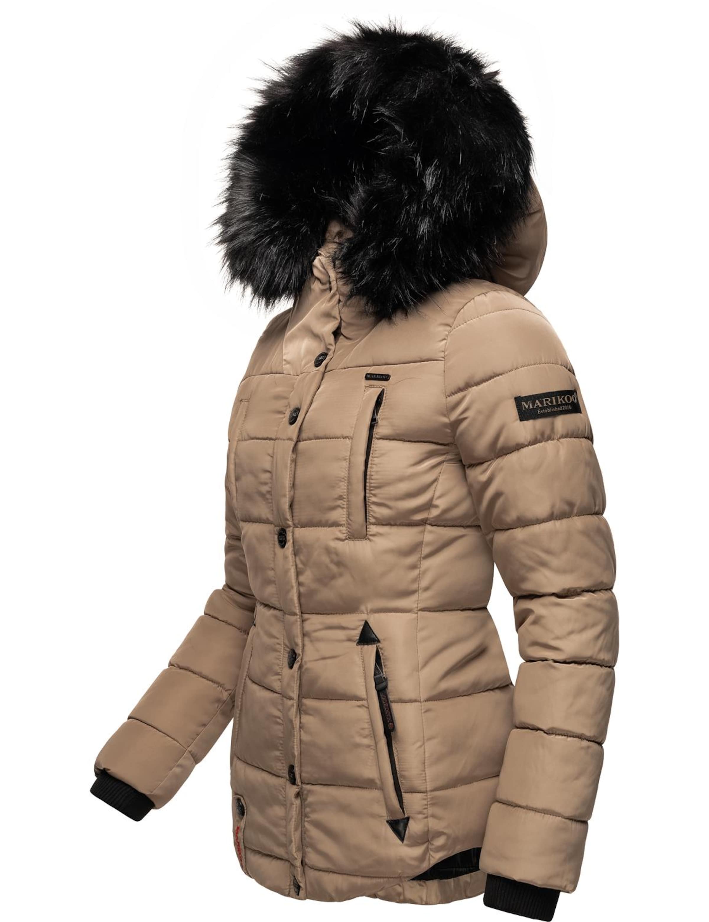 MARIKOO Зимняя куртка 'Lotusblüte' в Коричневый