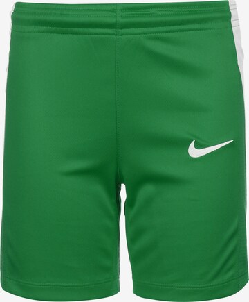 NIKE Regular Workout Pants in Green: front