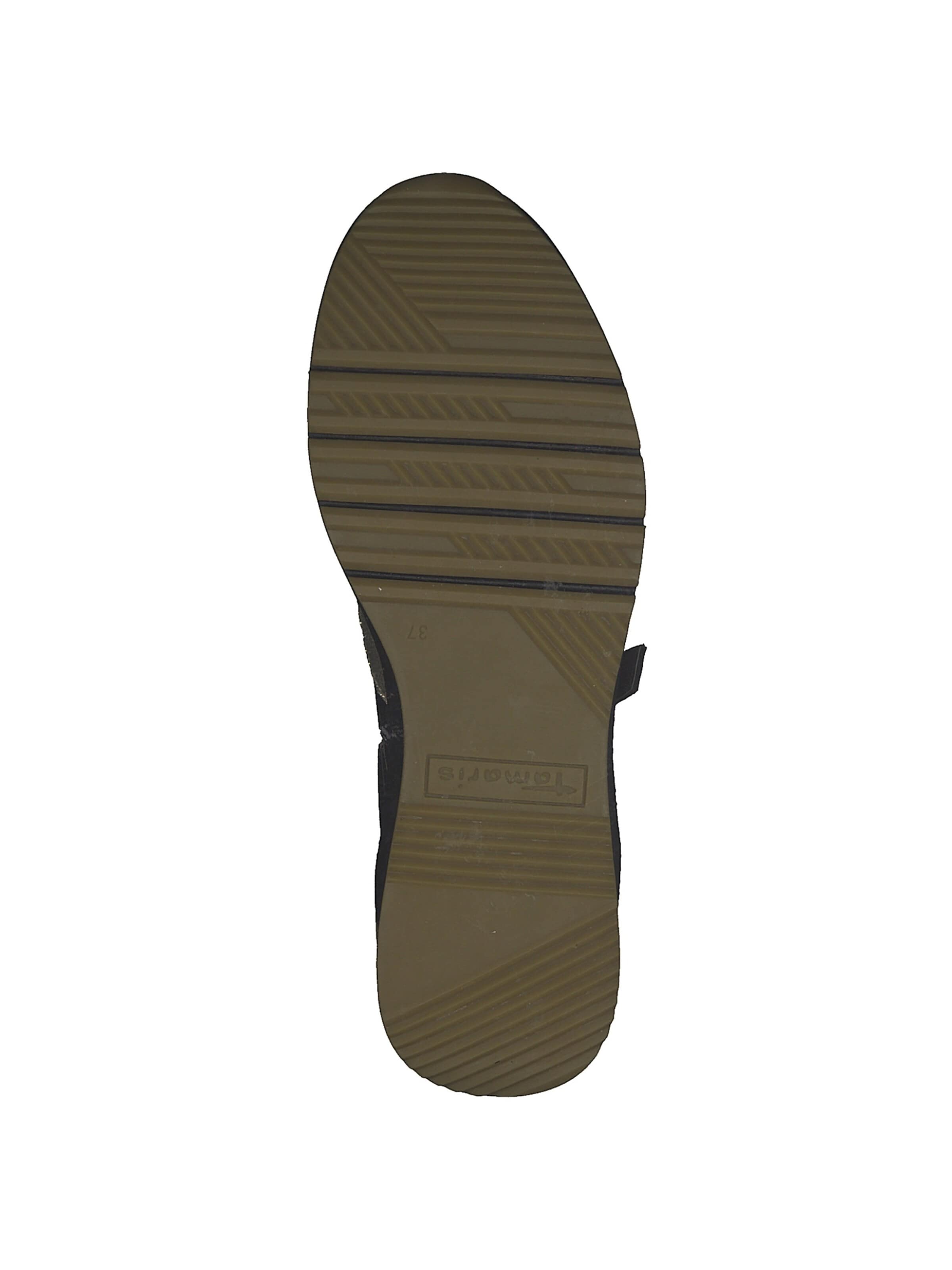 Chaussure de sport à lacets Tamaris en noir