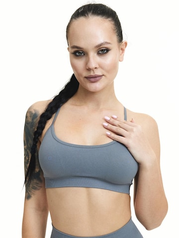 DRILLS Apparel Bralette Sports Bra 'BLISS' in Blue: front