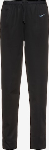 NIKE Regular Workout Pants 'RUN' in Black: front