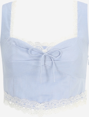 Forever New Petite Blouse 'Lacey' in Blauw: voorkant