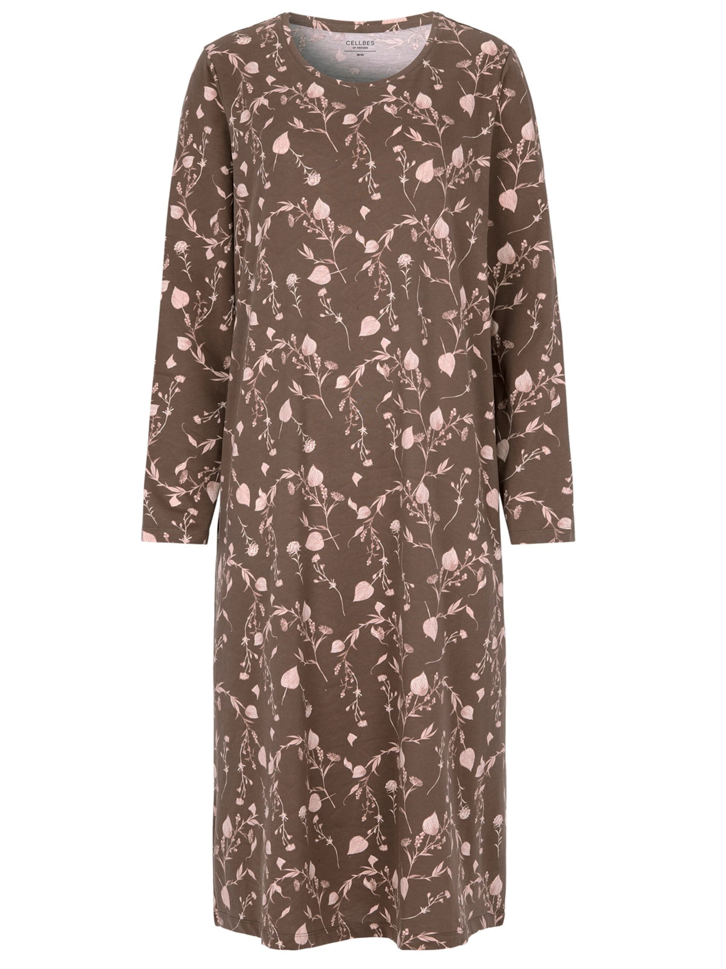 Chemise de nuit Cellbes of Sweden en marron : devant