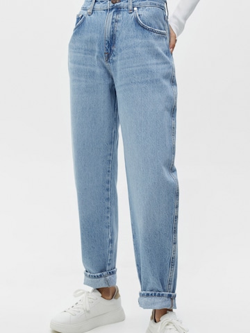 Pull&Bear Loosefit Jeans in Blau