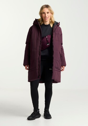JACK WOLFSKIN Raincoat in Purple