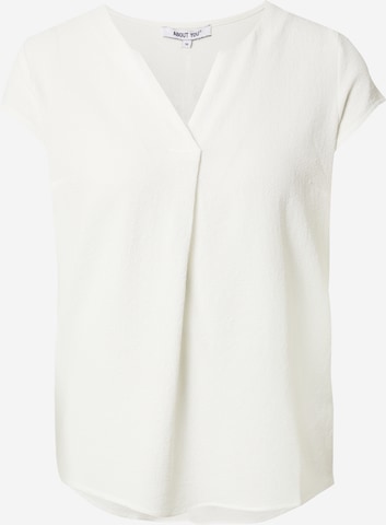 ABOUT YOU Blouse 'Lulu' in Wit: voorkant