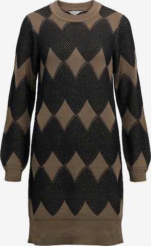 juoda OBJECT Megzta suknelė: priekis