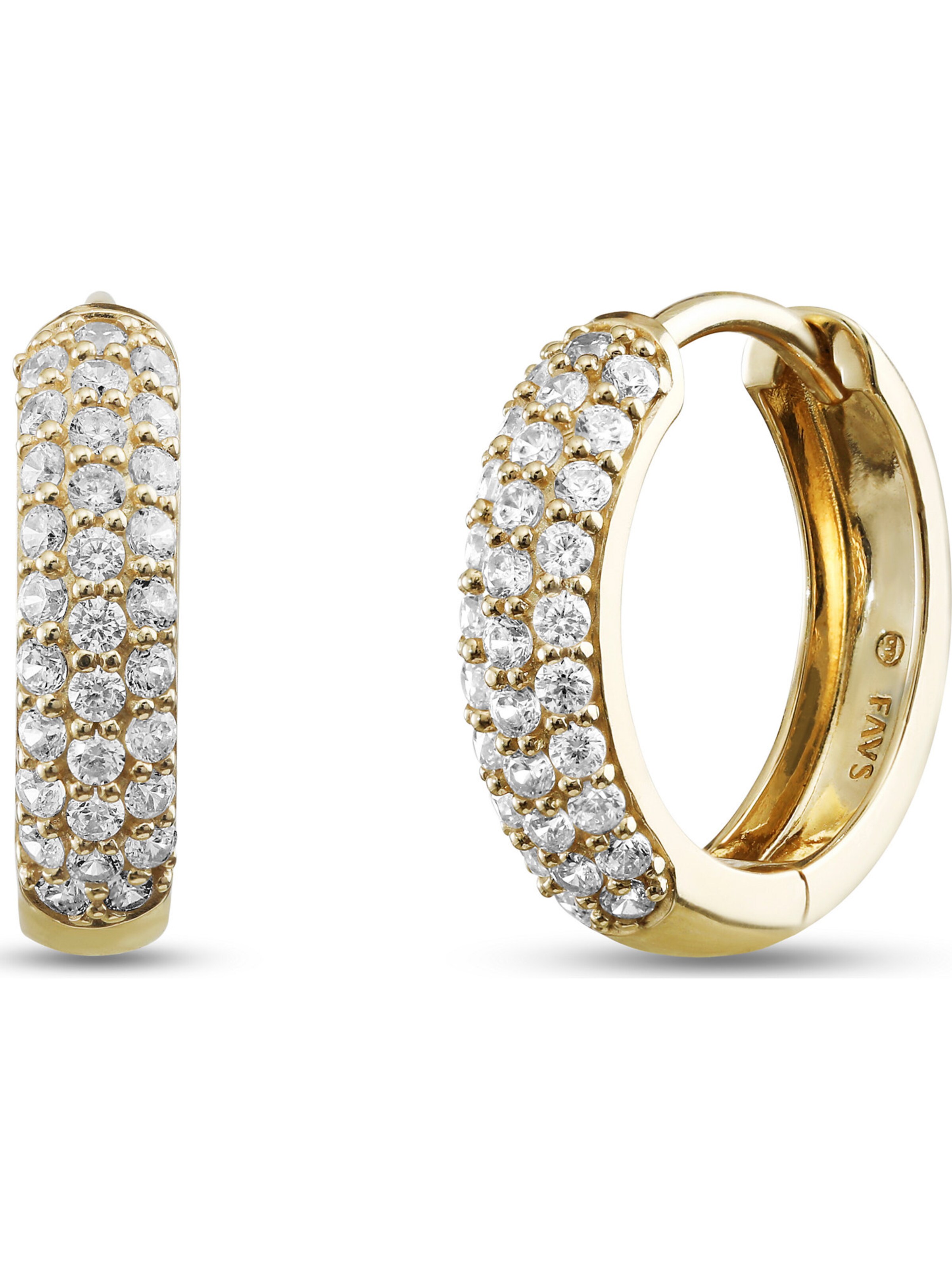 FAVS Earrings in Gold