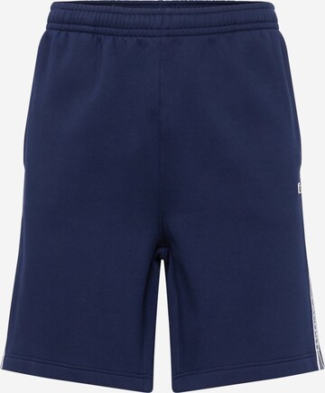 LACOSTE Regular Broek in Blauw: voorkant