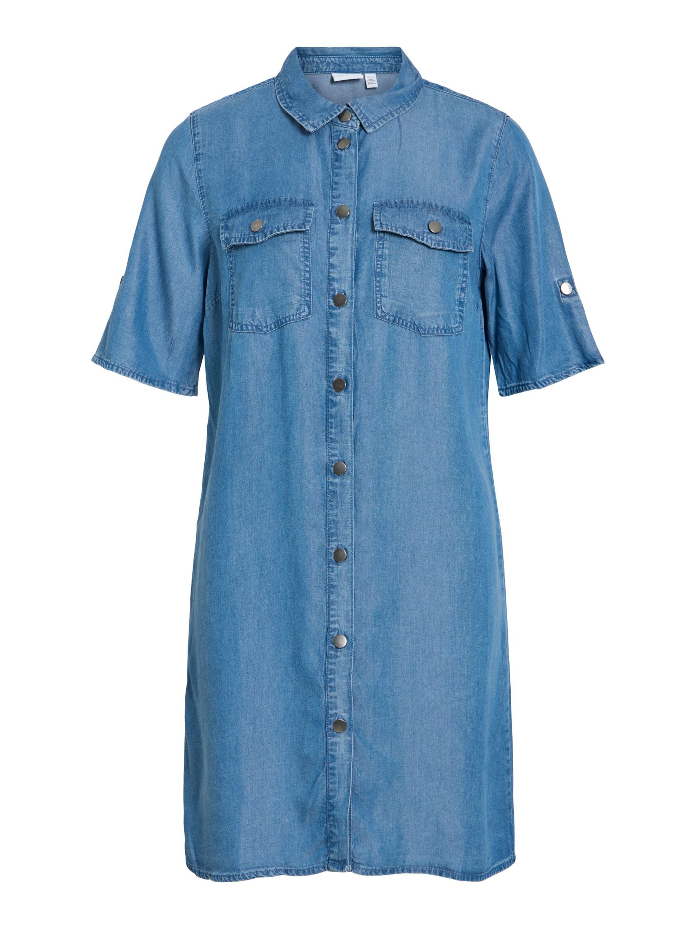 VILA Kleid 'VIMai' in Blau: Vorderseite