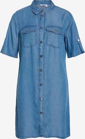 Robe-chemise 'VIMai' VILA en bleu : devant