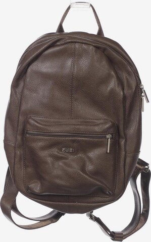 ZWEI Backpack in One size in Brown: front