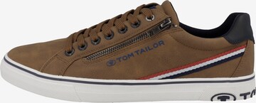 TOM TAILOR Sneaker in Braun