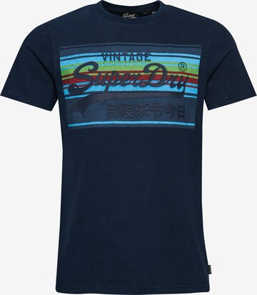T-Shirt 'Cali' Superdry en bleu : devant