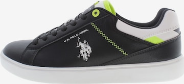 U.S. POLO ASSN. Sneakers laag 'Rokko' in Zwart: voorkant