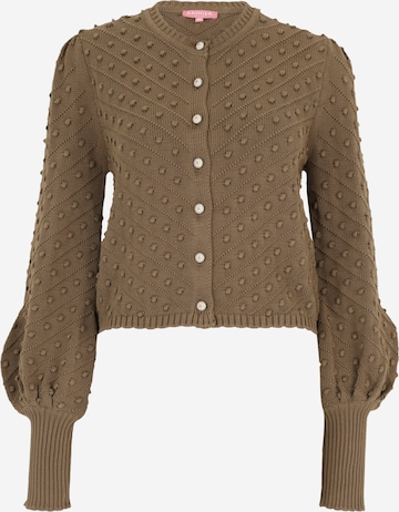 žalia Krüger Madl Kardiganas: priekis