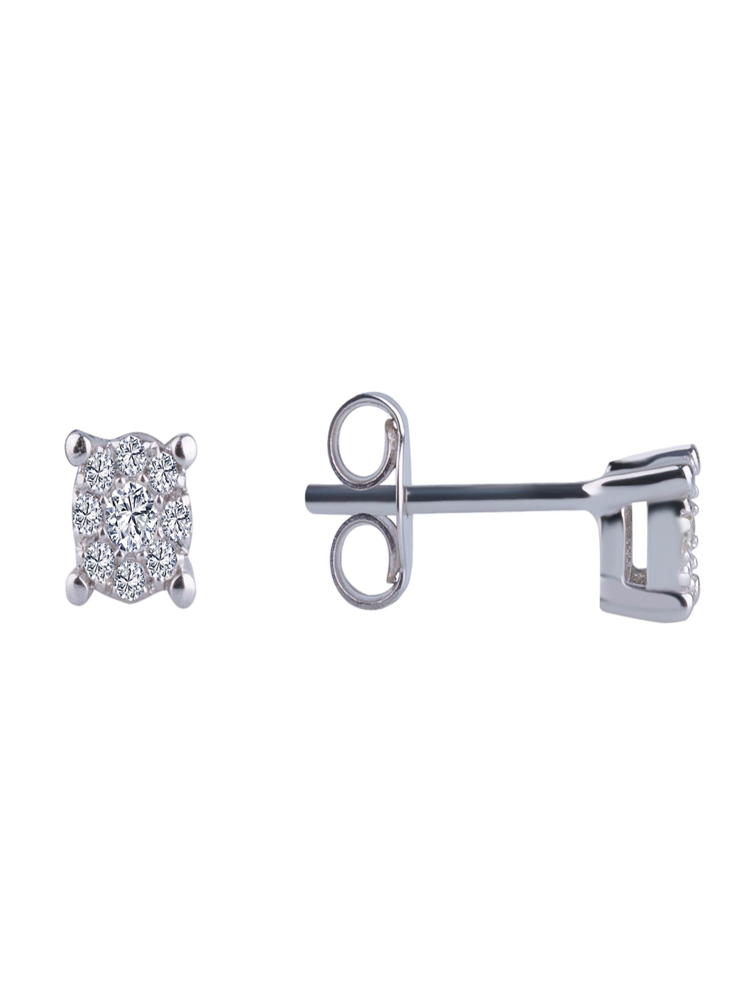 EinStein Diamant Earrings in Gold: front