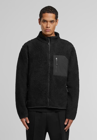 Another Cotton Lab Fleece Jacket in Black: front