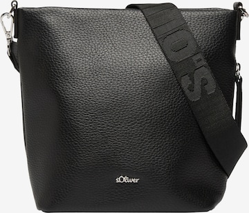Sac bandoulière s.Oliver en noir : devant