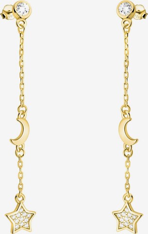 Sofia Milani Ohrringe 'Star' in Gold: Vorderseite