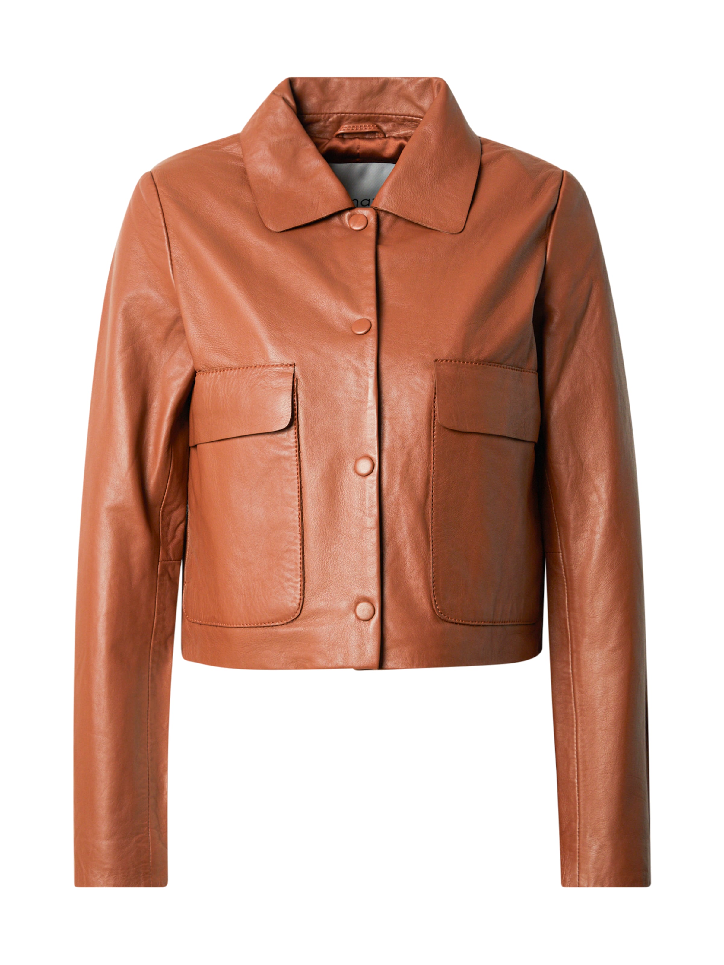 Maze Between-season jacket in Brown: front
