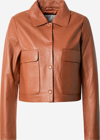 Maze Φθινοπωρινό και ανοιξιάτικο μπουφάν σε καφέ: μπροστά