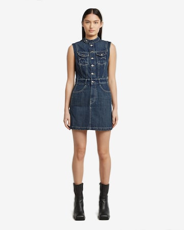 G-STAR Blousejurk in Blauw: voorkant