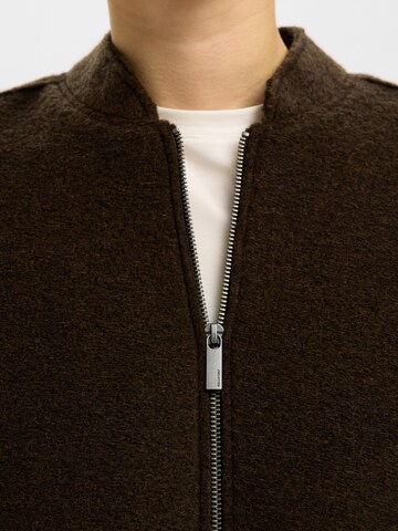 SELECTED Between-season jacket 'SLFREIGN' in Brown