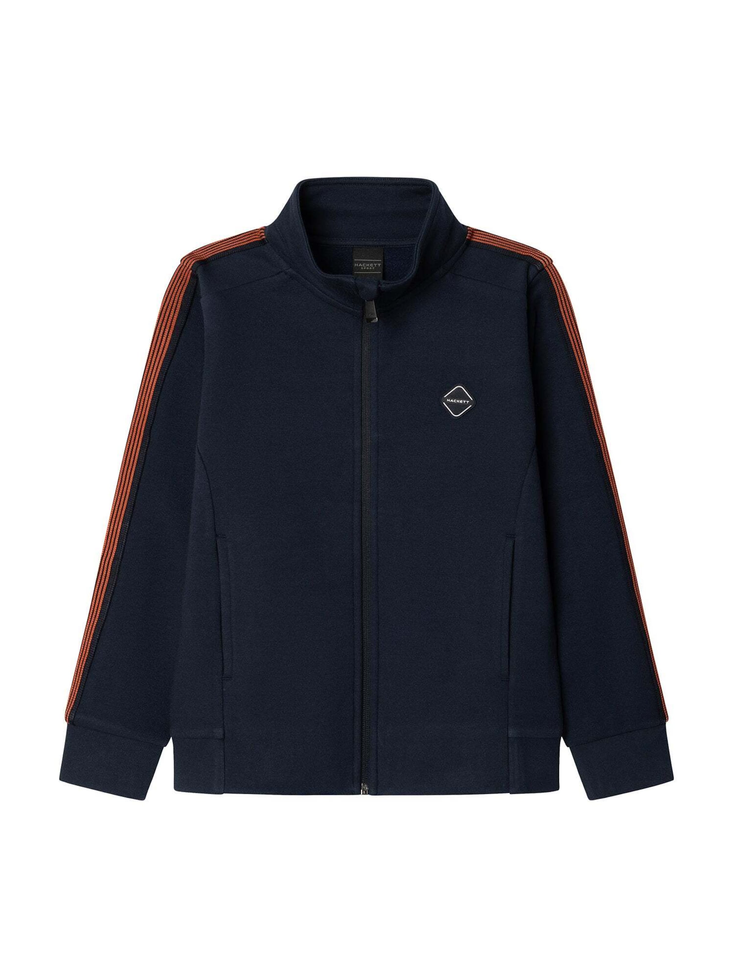 Veste de survêtement Hackett London en bleu : devant