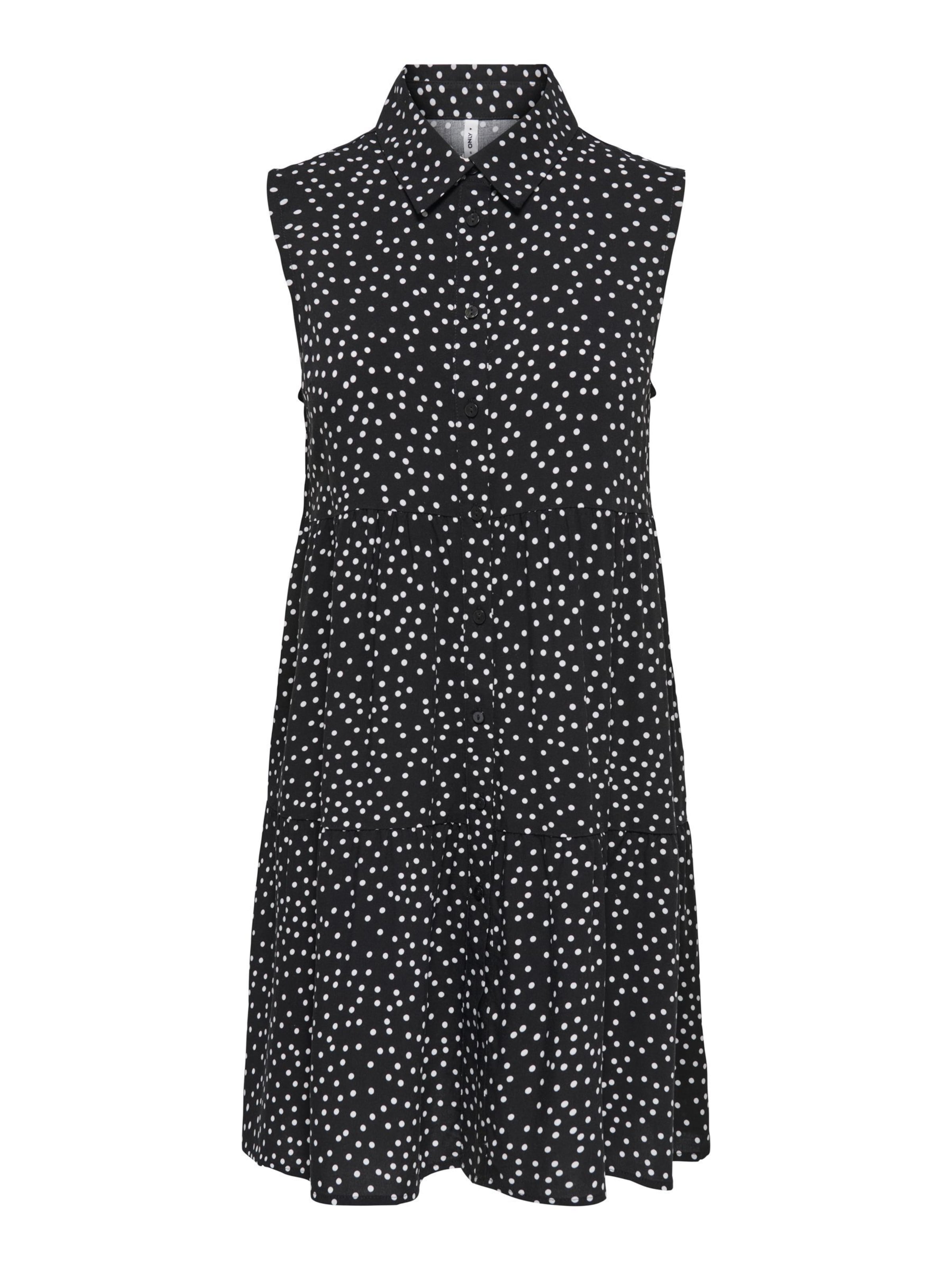 Robe-chemise 'ONLThea' ONLY en noir : devant