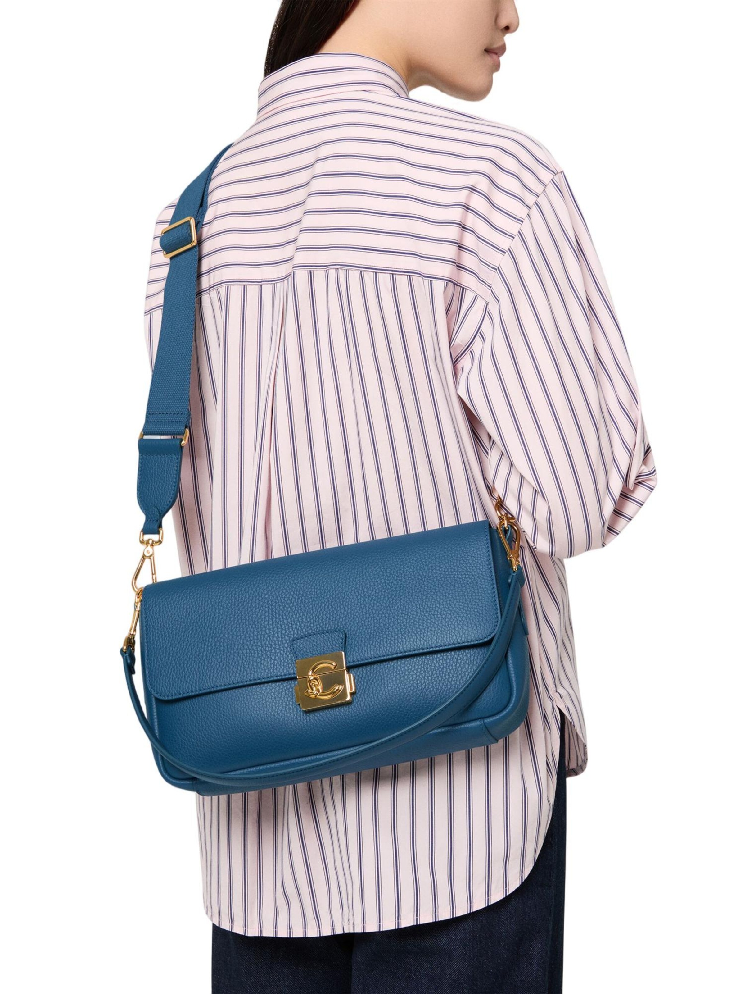 Borsa a mano 'Me Lock S26 2' di Coccinelle in blu