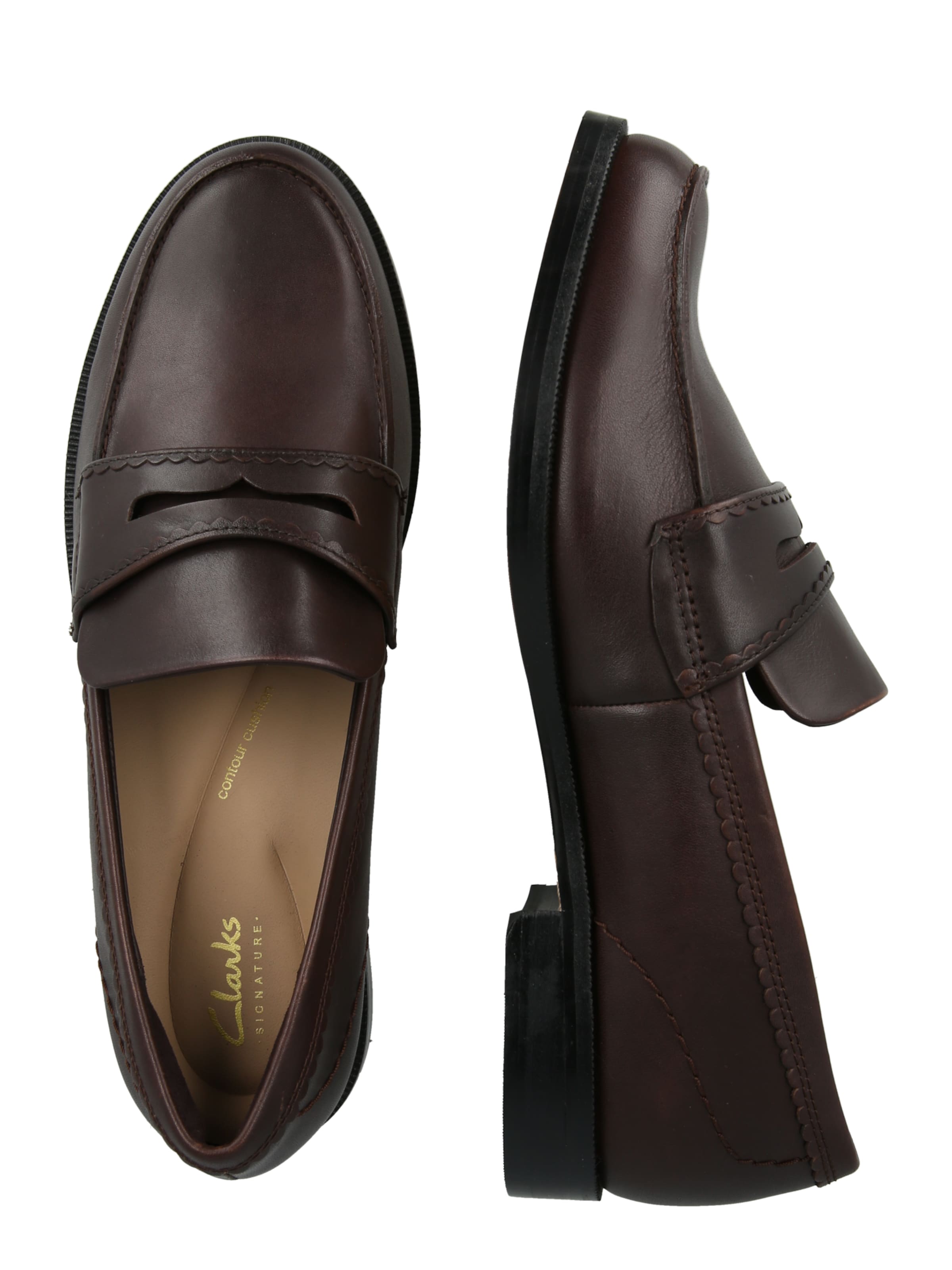 CLARKS Παντοφλέ 'Straven Edge' σε καφέ