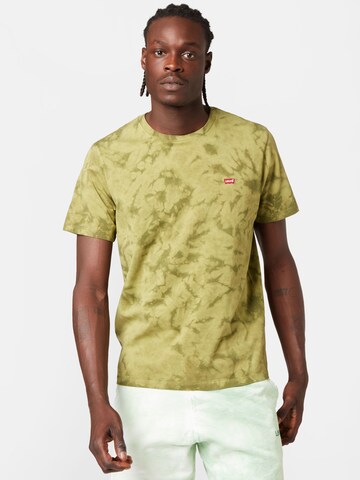 LEVI'S ® Shirt 'Original Housemark Tee' in Groen: voorkant