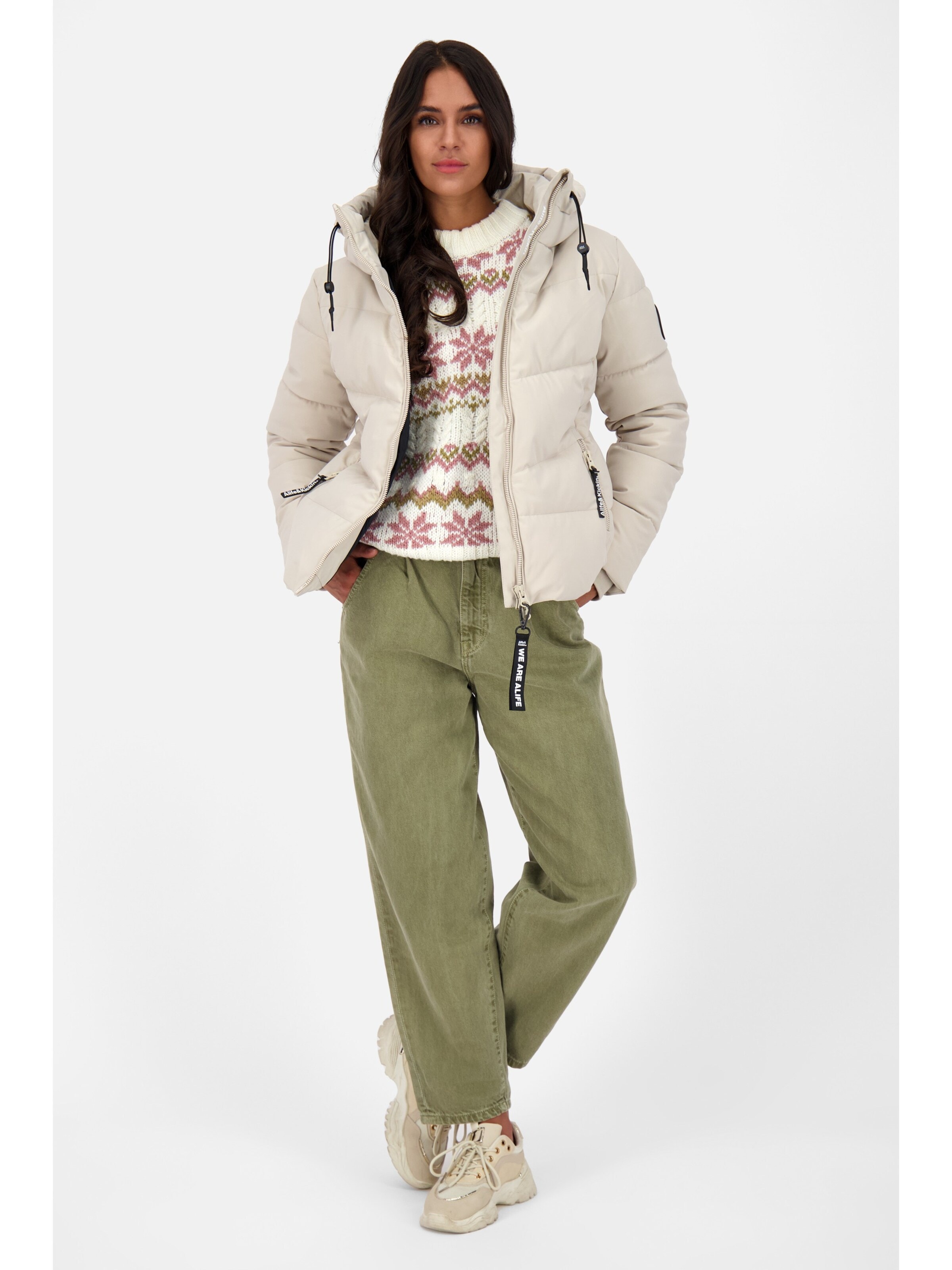 alife & kickin Winterjacke 'Michaela'‌‌‌‌‌‌ in Beige