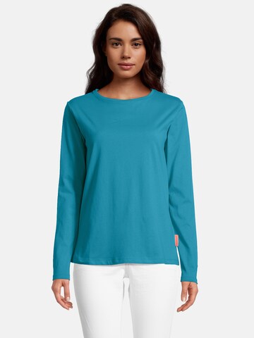 salzhaut Shirt 'Kant' in Blauw: voorkant