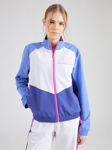 SKECHERS Training jacket 'Peak' in White: front
