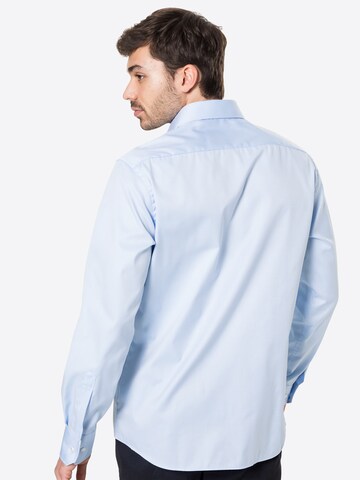 Coupe regular Chemise business ETERNA en bleu